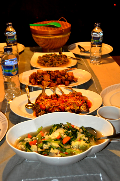 Balinese cuisine dinner